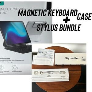 ESR Rebound Series iPad Air 13" (M2, 2024) Magnetic Keyboard Case + Stylus Pen